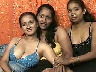 In widely a sprinkling indian lesbians having distraction
